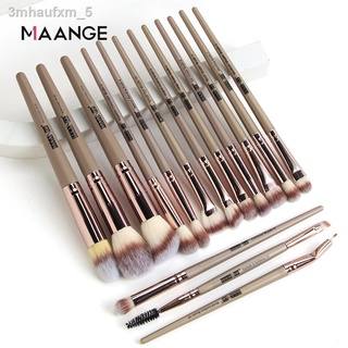 [MAANGE 15Pcs Makeup Brushes Set Eye Shadow Blending Eyeliner Eyelash Eyebrow Brushes,MAANGE 15Pcs Makeup Brushes Set Ey