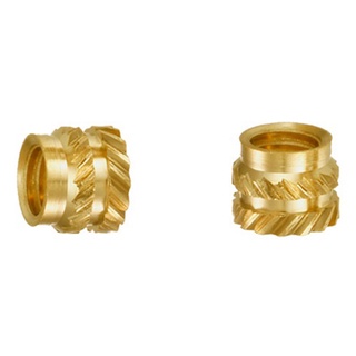 M3 M6 M8 M10 Brass Thru-Threaded Mold- in Nuts