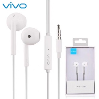 ราคาถูก 💥หูฟัง VIVO XE680 หูฟังเสียงดีคุณภาพสูง Earphone หูฟัง Small Talk หูฟังวีโว่ ไมโครโฟน หูฟังVIVO หูฟังไมโครโฟน