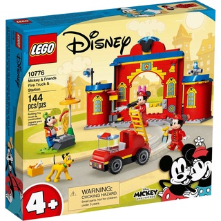 (ของแท้พร้อมส่ง)LEGO Mickey &amp; Friends Fire Truck &amp; Station-10776