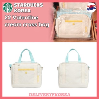 【 Starbucks 】Starbucks Korea 2022 Valentine cream cross bag