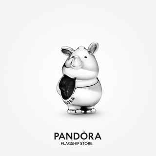 Pandora จี้ชาร์ม ลาย Pandora Rino the Rhinoceros ของขวัญวันเกิด สําหรับสุภาพสตรี p825