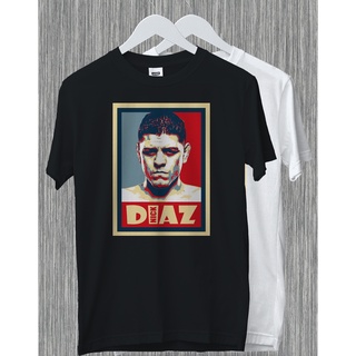 ROUNDคอลูกเรือNeckเสื้อยืด พิมพ์ลาย Nick * Diaz MMA Mob Mixed Martial Arts Brazilian Juvenile Fighter Legendary Fun Gift