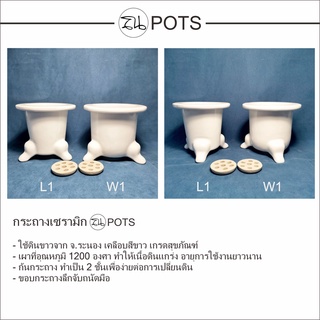 กระถางเซรามิก ณpots กระถางปลูกต้นไม้และกระบองเพชร