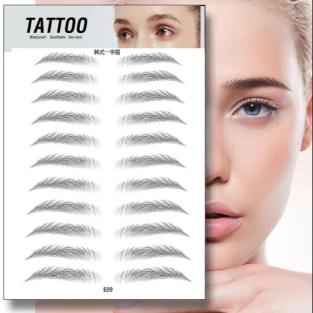 คิ้วสวย-ด้วยสติกเกอร์คิ้ว-สติกทูคิ้ว-4d-tattoo-eyebrows-พร้อมส่ง