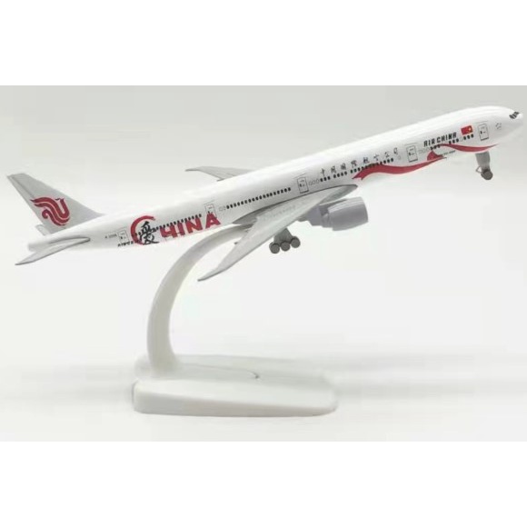 โมเดลเครื่องบิน-สินค้าส่งจากไทย-ขนาด-20cm-มีล้อ-air-china-boeing-777-300er-b777