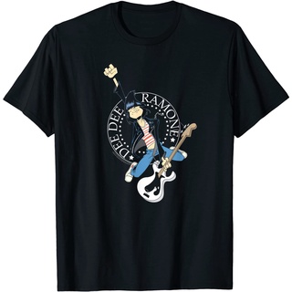 เสื้อยืดโอเวอร์ไซส์เสื้อยืด พิมพ์ลาย Dee Ramone HopS-3XL