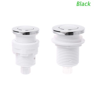 BLACK 28mm/32mm Push Air Switch Button For Bathtub Spa Waste Garbage Disposal Switch