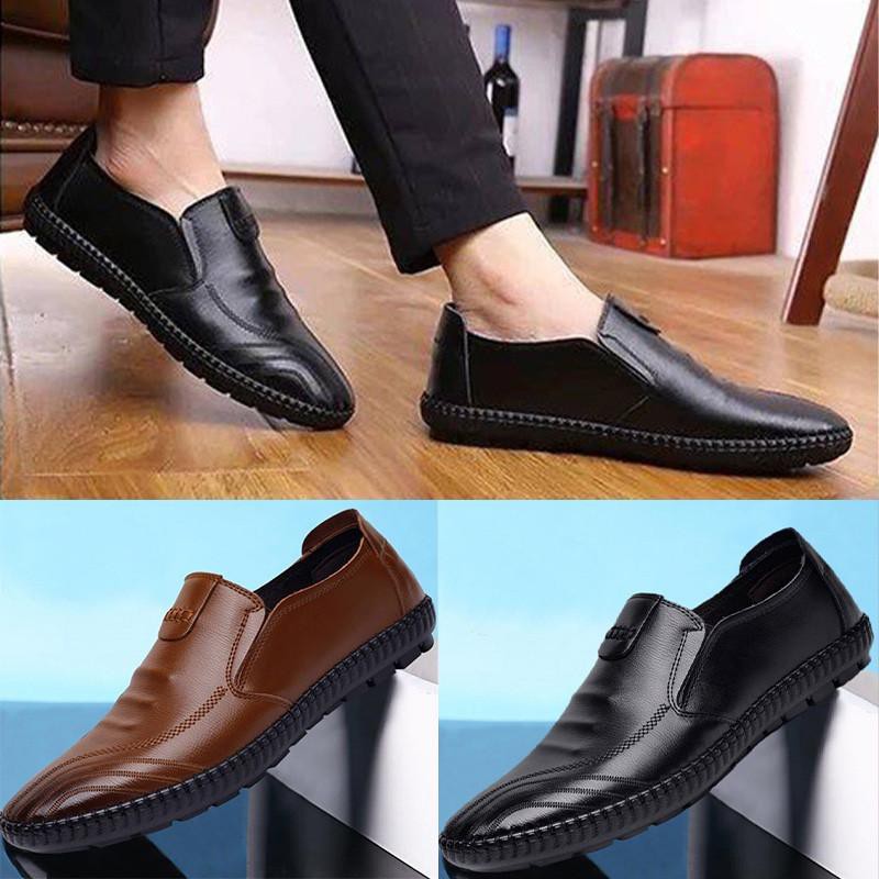 ภาพหน้าปกสินค้าMVP คนใหม่ของรองเท้าลำลองผู้ชายรองเท้าเท้าเดียว Peas รองเท้าธุรกิจแฟชั่นรองเท้าลำลองผู้ชา