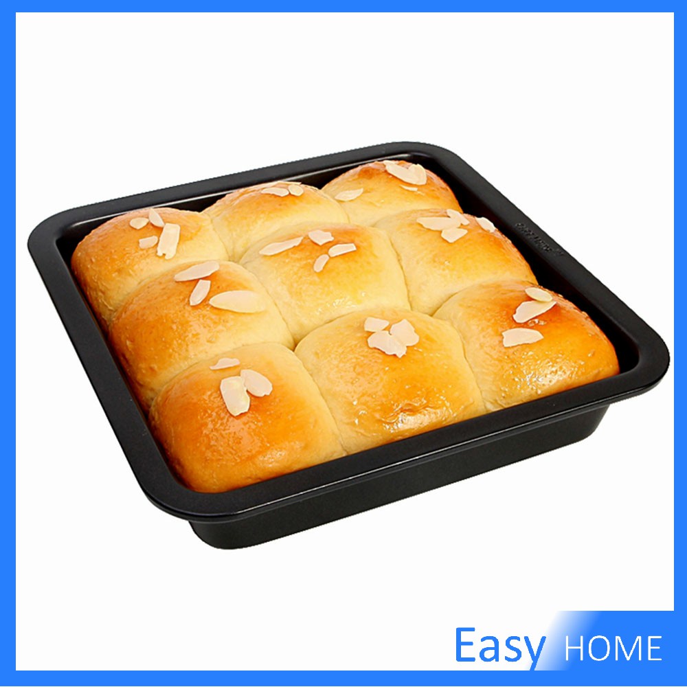 ถาดอบเค้กแบบสี่เหลี่ยม-ถาดอบพิซซ่า-ถาดอบขนมปัง-square-cake-pan