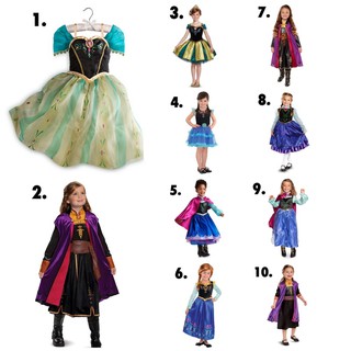 ชุดแฟนซีโฟรเซ่นแอนนาสำหรับเด็ก Disney Frozen Anna Kid Costume ของแท้จาก USA