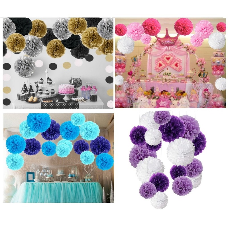 ลูกบอลปอมปอม-กระดาษทิชชู่-ลายดอกไม้-ขนาด-15-ซม-25-ซม-สําหรับตกแต่งปาร์ตี้วันเกิด-งานแต่งงาน