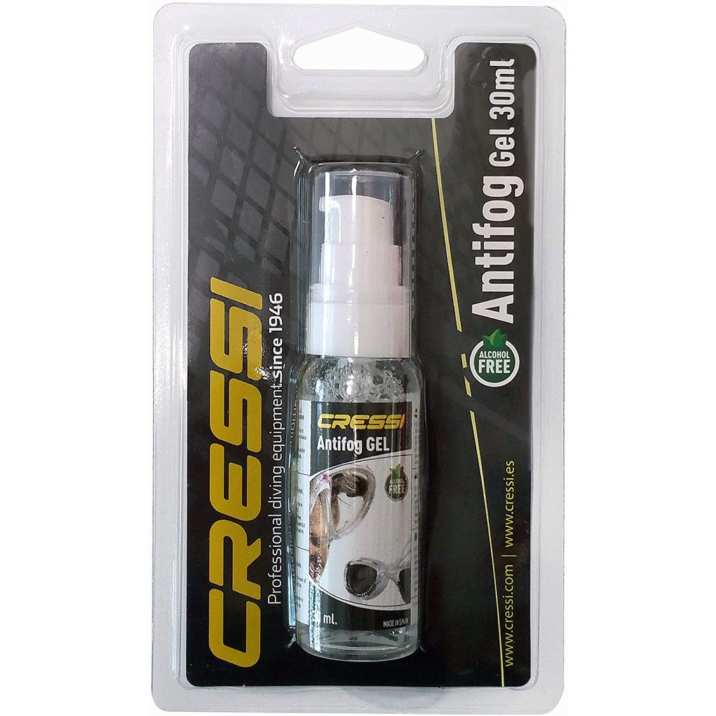 cressi-antifog-gel-30-ml-น้ำยาป้องกันฝ้ากระจก-แบบพ่น-สเปรย์-น้ำยาป้องกันฝ้ากระจกหน้ากากดำน้ำ-อุปกรณ์ดำน้ำ