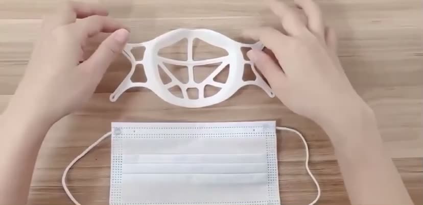 ชิ้นละ10บาท-ชุด5ชิ้น-ที่รองหน้ากากอนามัย-3d-หายใจสะดวก-ไม่เลอะลิปสติก-แถมฟรีซิลิโคนคล้องหู5ชุด
