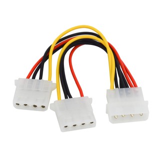 สาย IDE 4-PIN Molex Splitter Power CABLE สายไฟ, ฮาร์ดดิสก์ไดรฟ์ DVD CD