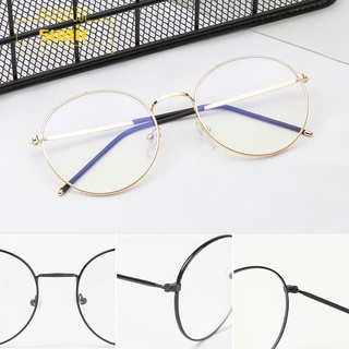 ภาพหน้าปกสินค้าSUBEI Fashion Anti-Blue Light Eyeglasses Computer Eyeglasses Protection Metal Glasses Online Classes Women Men Round Vintage Ultra Light Frame ที่เกี่ยวข้อง