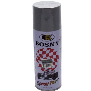 Bosny สีสเปรย์ อะครีลิค บอสนี่ สีรองพื้นเทา #68