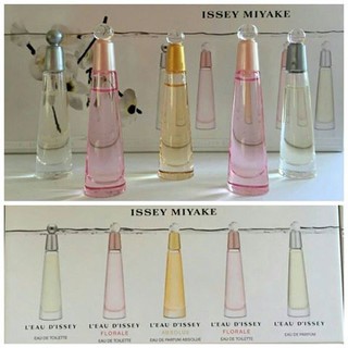 Issey Miyake Leau DIssey EDP. 5 ml. สีชมพู น้ำหอมจิ๋ว พกพา แท้ แยกจากเซ็ต ไม่มีกล่อง