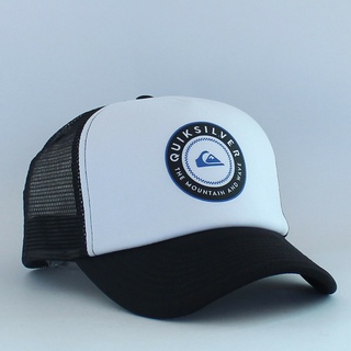 Quiksilver หมวกเบสบอลหมวกตาข่าย Snapback Surf Wave สําหรับผู้ชายผู้หญิง