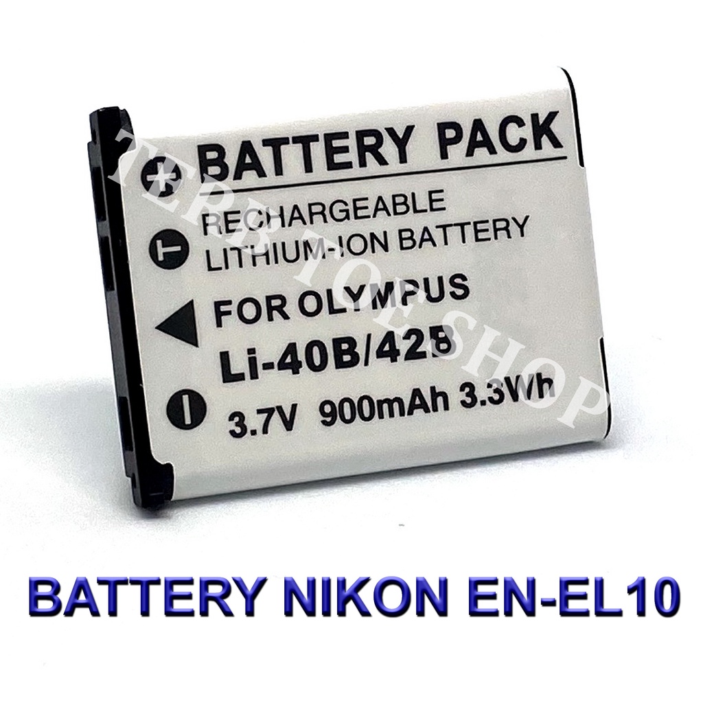 ENEL10 \ ENEL10 Battery and Charger For Nikon Coolpix S60,S80,S200,S220,S230,S500,S570,S600
