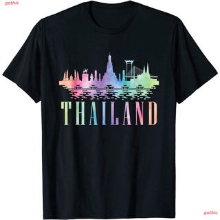 เสื้อยืดลำลอง Asian Travel Bangkok Thai Gift Thailand T-Shirt Mens Womens T-shirts