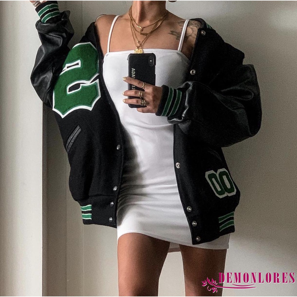 demq-women-oversized-baseball-jackets-fashion-leather-long-sleeve-letter-embroidery-jackets