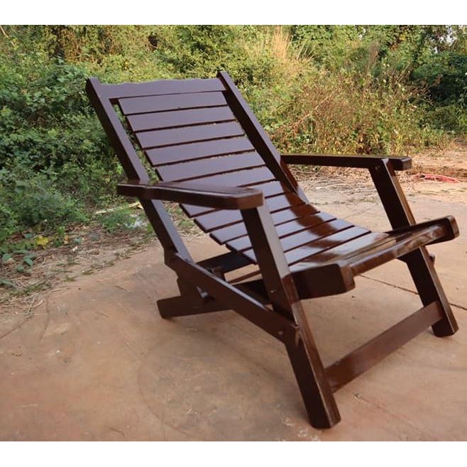 sukthongเเพร่-เก้าอี้พักผ่อนไม้สักทอง-ขนาด-กxยxส-65x100x70-ซม-ปรับนอนได้-เก้าอี้ปรับเอนนอน-2-ระดับ-นั่ง-นอน-สีสักโอ๊ค