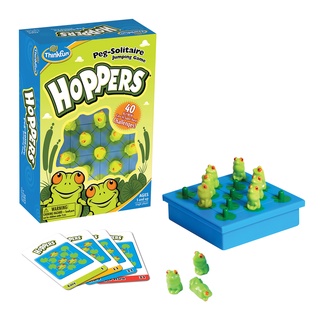 ThinkFun: Hoppers – Peg Solitaire Jumping Game [BoardGame]