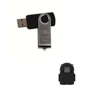 OMG Flash Drive 64 Gb USB 3.0 พร้อม OTG Mini For Smart Phone