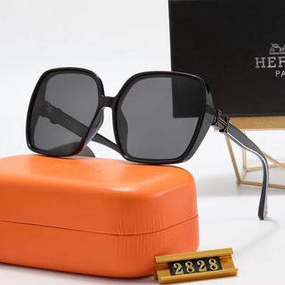 สินค้า ใหม่ Hermes แว่นตากันแดด ทรงสี่เหลี่ยม ขนาดใหญ่ ไล่โทนสี สไตล์ฮิปฮอป หรูหรา สําหรับผู้หญิง และผู้ชาย Uv400