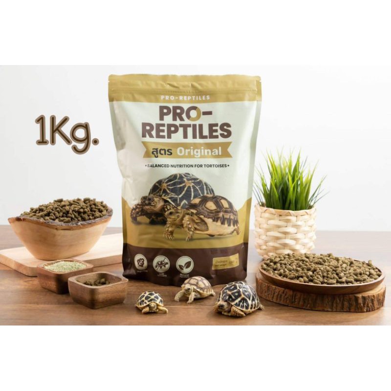 ภาพหน้าปกสินค้าPro-Reptiles อาหารเต่าบก​สูตร Original​ ขนาด 1 กิโลกรัม