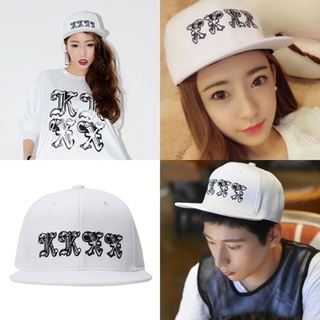 Cap_KKXX หมวกเบสบอล ลายปัก หมวกแฟชั่น สไตล์เกาหลี ราคาถูก พร้อมส่ง