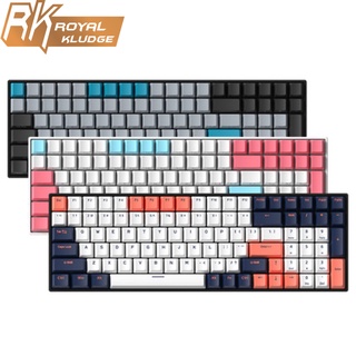 ภาพหน้าปกสินค้าคีย์บอร์ด Royal Kludge 96Key RK860 RK100 Backlit Bluetooth 2.4GHz Wireless Wired 3 Mode Rechargeable Mechanical Keyboard ที่เกี่ยวข้อง