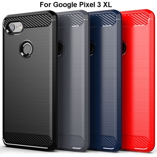 เคสโทรศัพท์มือถือ แบบนิ่ม ลายคาร์บอน สําหรับ Google Pixel 3 XL 3XL 2 XL 2XL 3A XL 3AXL 4 XL 4XL 5 5A 4A 5G