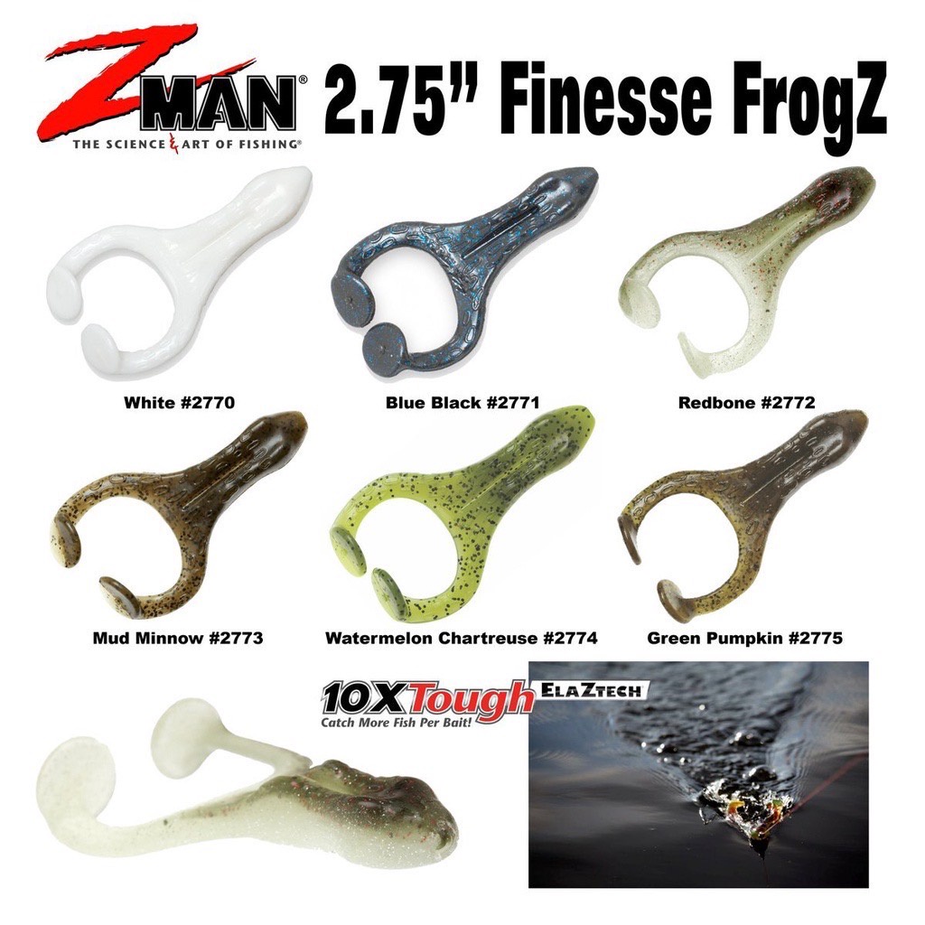 เหยื่อยาง Zman Finesse FrogZ 2.75