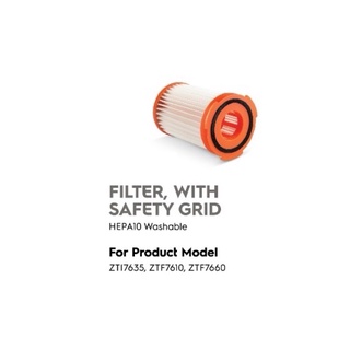 Filter ฟิลเตอร์ เครื่องดูดฝุ่น Electrolux รุ่น ZTF7610, ZTF7660, ZTI7635