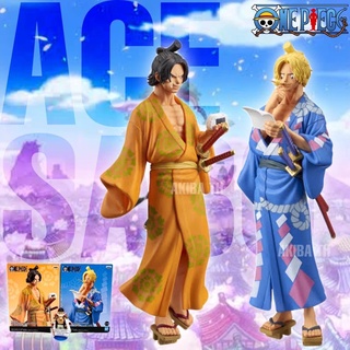 🇯🇵มือ1 แมวทอง😾ล็อตญี่ปุ่น ของแท้💯OnePiece วันพีช Magazine Figure～A PIECE OF DREAM #2～vol.1-vol.2 Ace Sabo เอส ซาโบ