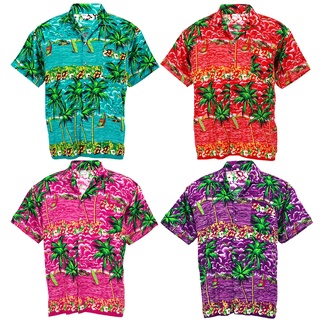 ภาพหน้าปกสินค้า🌴 ไซส์ S M L XL เสื้อเชิ้ตฮาวาย เสื้อสงกรานต์ เสื้อลายดอก Hawaiian Shirt Aloha Holiday HW256 ที่เกี่ยวข้อง