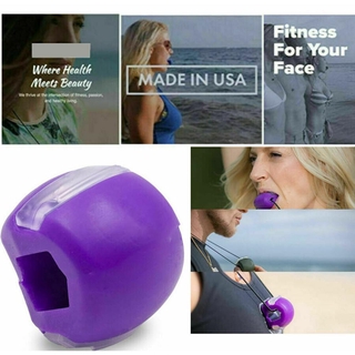 jawzrsize อุปกรณ์ออกกําลังกายใบหน้า jawline exercise tool และลําคอ ลูกบอลฟิตเนส jaw