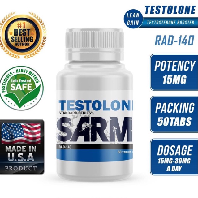 ภาพหน้าปกสินค้าSarms Combo Testolone RAD-140 15mg 50 tabs