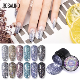 Rosalind ยาทาเล็บเจล Led สีรุ้ง 5 มล. สําหรับออกแบบเล็บ