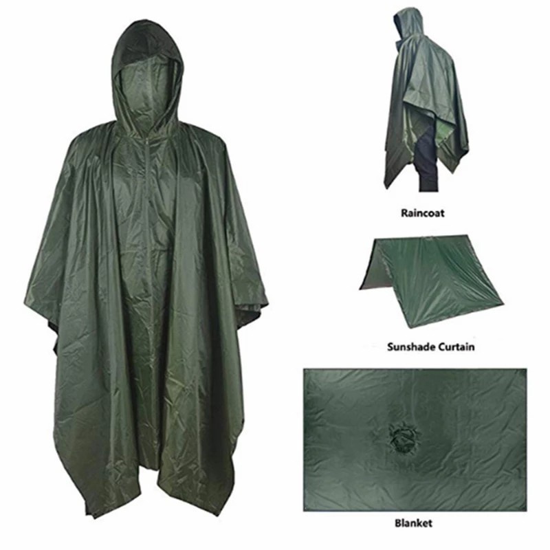 ภาพหน้าปกสินค้าเสื้อกันฝน เสื้อกันฝนค้างคาว (200x120) เสื้อกันฝนผู้ใหญ่ เสื้อกันฝนแบบหนา เสื้อกันฝนค้างคา