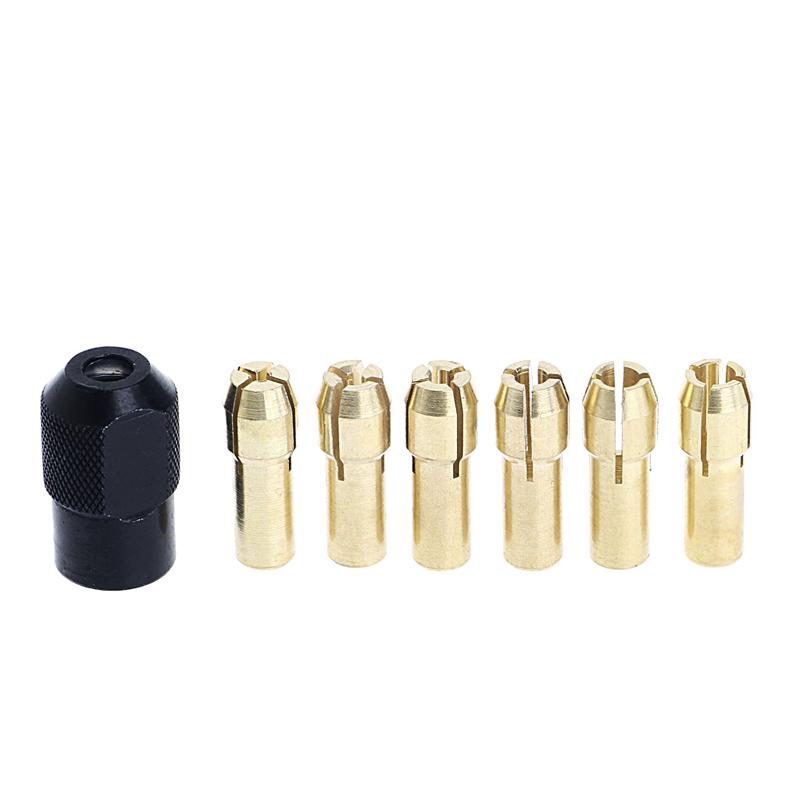 ภาพหน้าปกสินค้า☀S☀7Pcs Brass Collet 1.0/1.6/2.0/2.4/3.0/3.2 + Check M8*0.75 ที่เกี่ยวข้อง