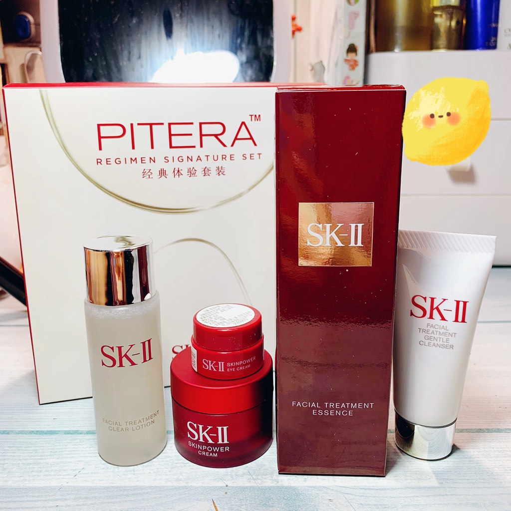 ภาพสินค้าแท้100% SK-II / SKII / SK2 Pitera Skincare Set เอสเซ้นส์บำรุงผิวหน้า/เคลียร์โลชั่น/คลีนเซอร์/ครีม/อายครีม(ผลิตในญี่ปุ่น) จากร้าน finefairy บน Shopee ภาพที่ 2