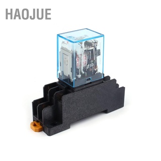 รีเลย์ 220V relay 220VAC ใหม่ Ac 220V รีเลย์พลังงานไฟฟ้า 10A พร้อมฐานซ็อกเก็ต