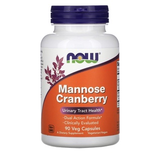 Now Mannose Cranberry บำรุงสุขภาพทางเดินปัสสาวะ 90 capsules