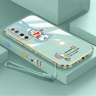 เคสโทรศัพท์ชุบแบบบางพิเศษพิมพ์ลายการ์ตูนสําหรับ Oppo A53 A31 A5 A9 2020 A15S A92 A54 A5S A12 A15 A52