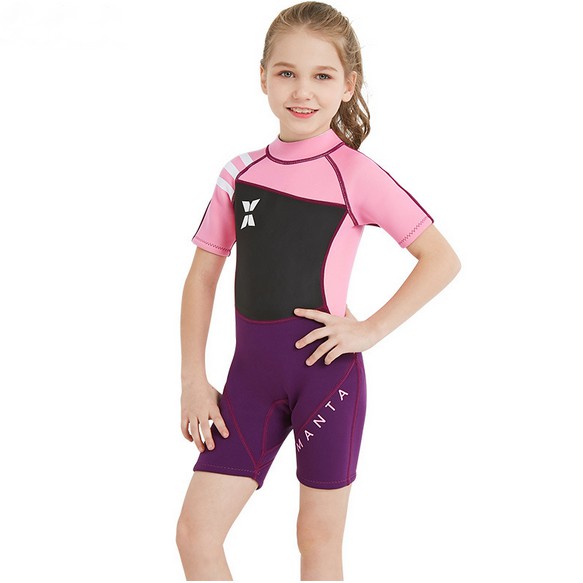 ใส่ง่าย-ชุดว่ายน้ำ-bodysuit-ควบคุมอุณหภูมิเด็กหญิง