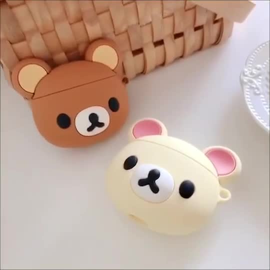 ส่งจากไทย-ไม่ต้องรอพรี-เคสแอร์พอด-รุ่น1-2-ริลัคคุมะ-โคริลัคคุมะ-rilakkuma-korilakkuma