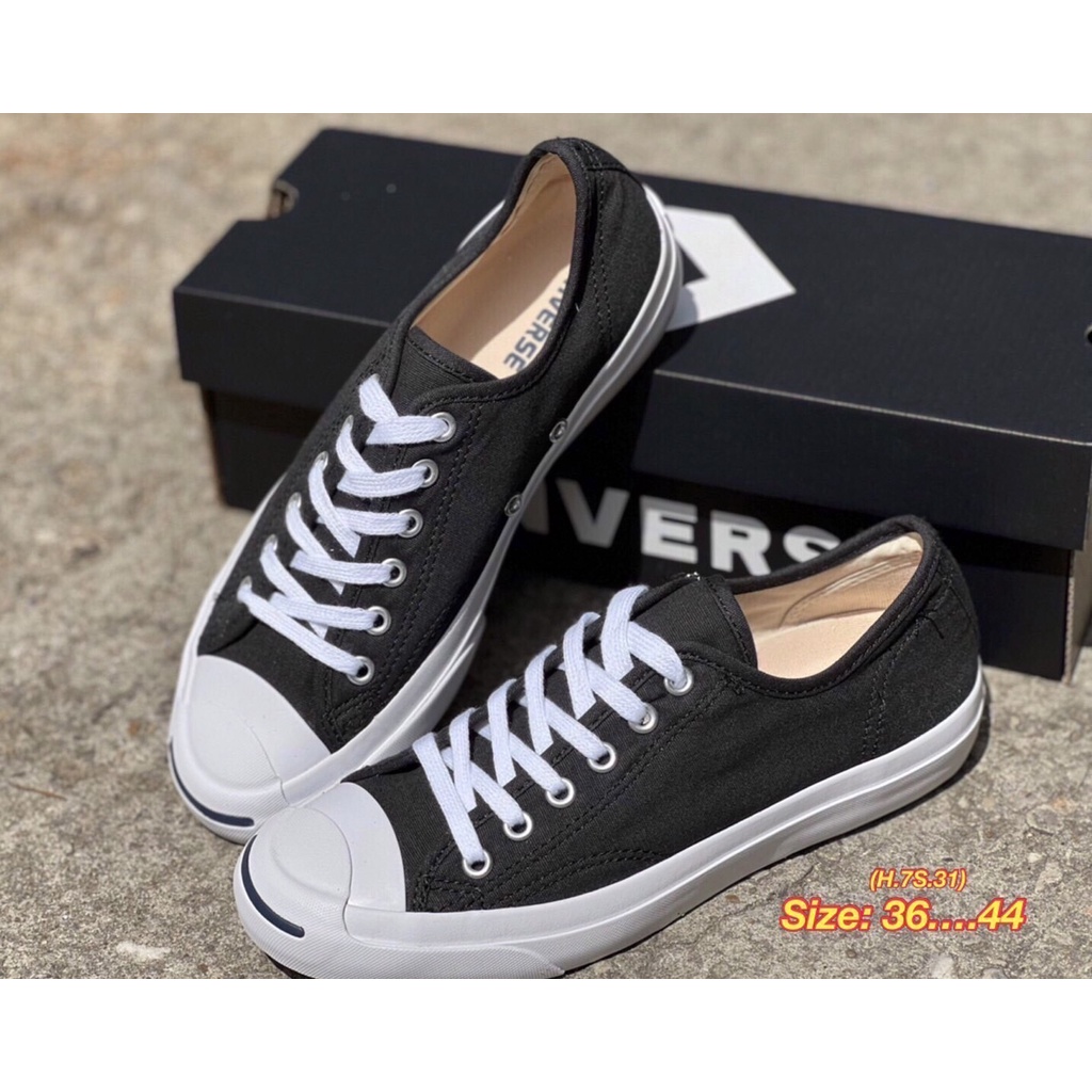 converse-jack-อินโด-รองเท้าผ้าใบผูกเชือกพร้อมกล่อง